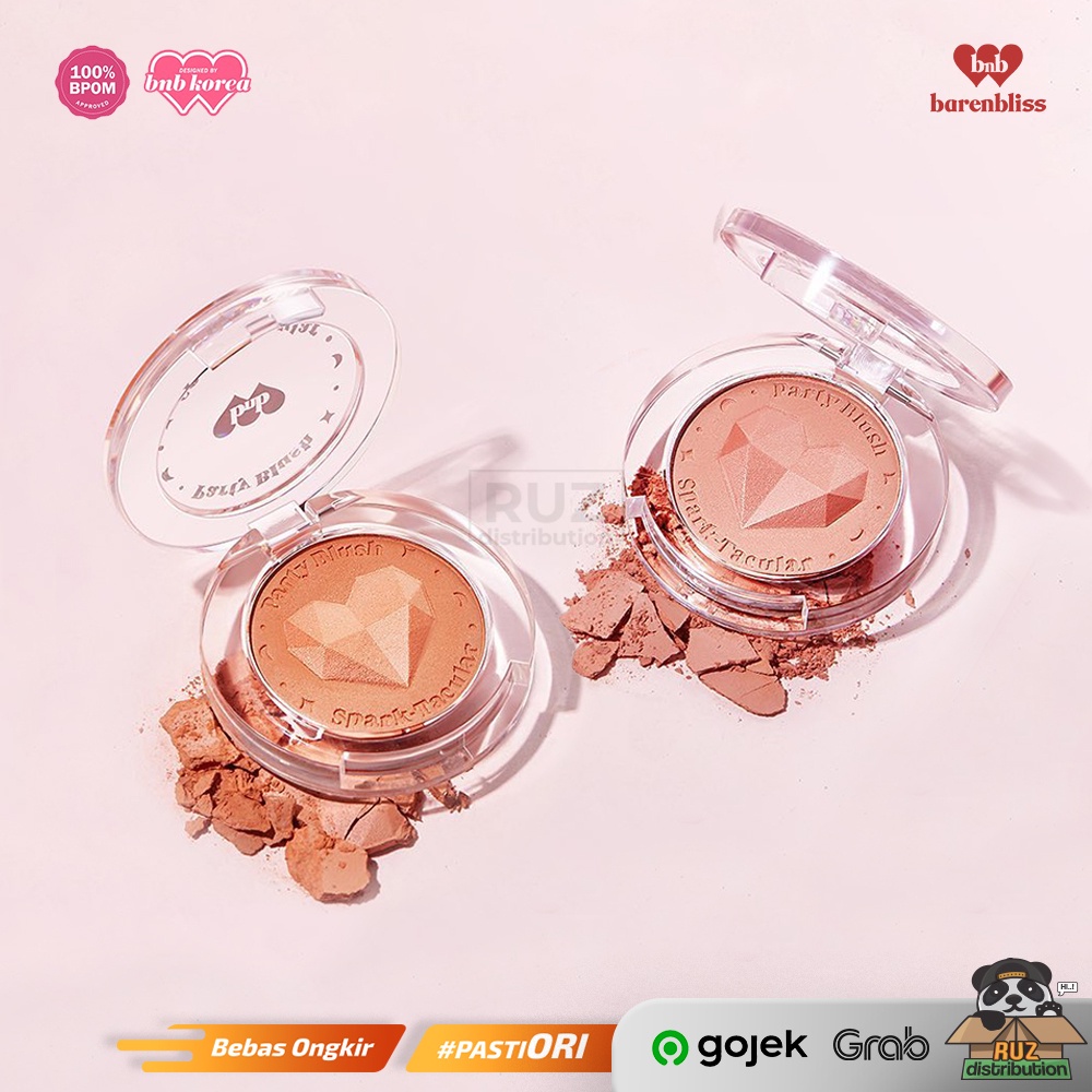 BNB barenbliss Spark Tacular Party Blush Korea Blush On Pallete