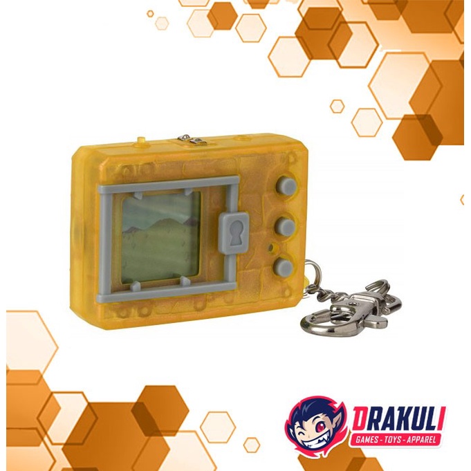 BANDAI Toy Digimon Digivice Virtual Pet Monster - Translucent Yellow.