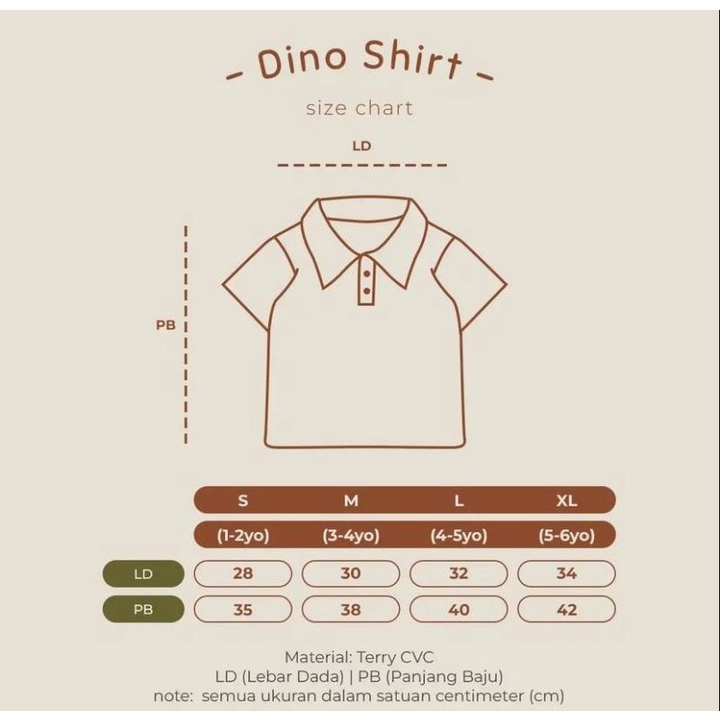 KEMEJA FULL PRINT DINO BY BEEBOO