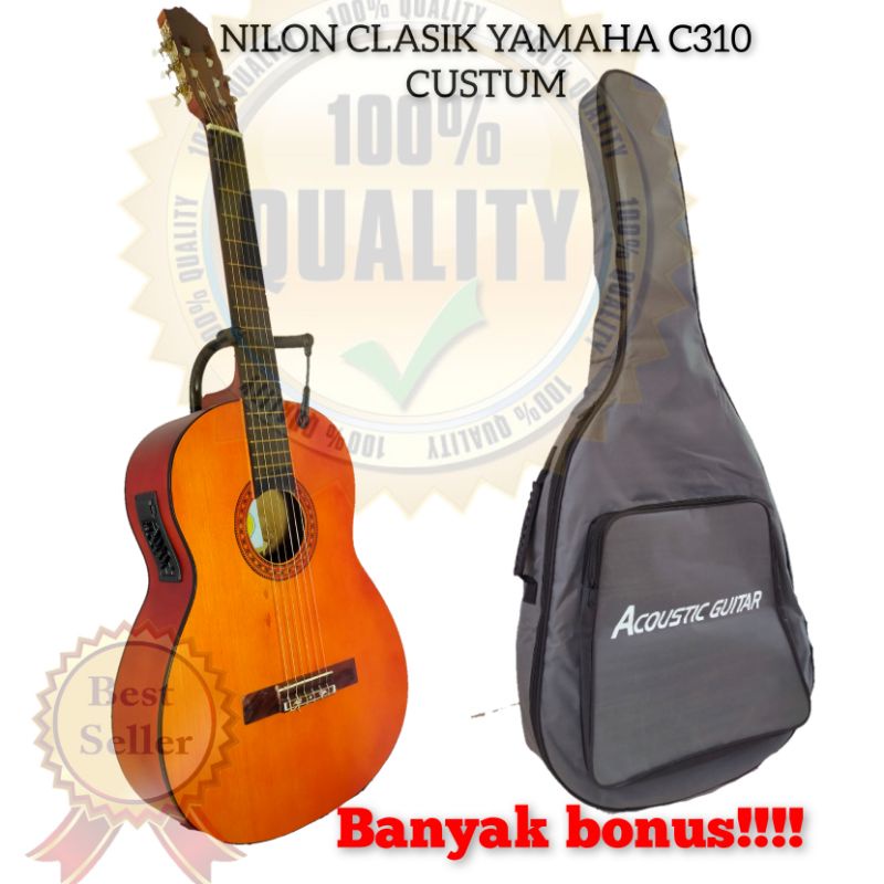 gitar akustik elektrik Nilon clasik/Custum yamaha c310