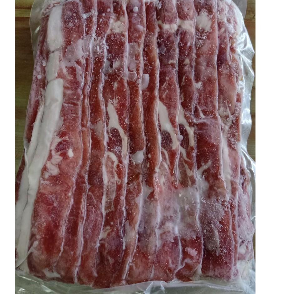 

【Penjualan Terbaik】✅COD BEST SELLER ! SMOKED PORK BACON PREMIUM 500 gr & 1 kg BACON BABI ASAP SLICE DAGING BABI TIPIS BBQ BARBEQUE BAKAR PANGGANG PREMIUM MEAT GRILL POKE LILY FROZEN FOOD SURABAYA