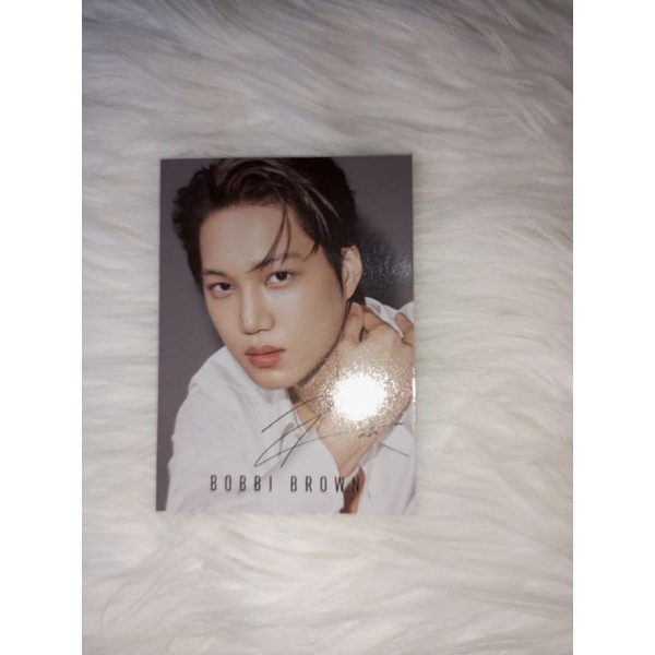 DAILYEXO KAI Bobbi Brown Photocard Official EXO KAI