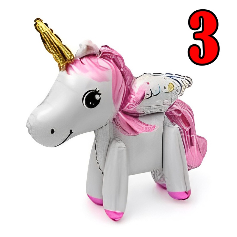 Balon Foil Unicorn 3D Jumbo SP0008