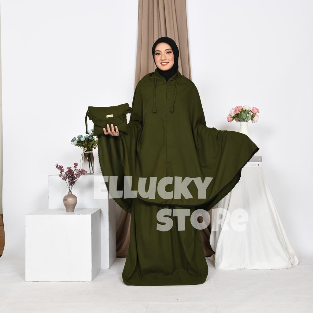 Mukena Ermina 2in1 Dewasa Katun Premium Traveling