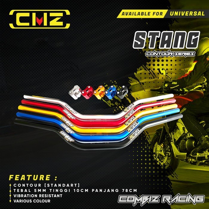 Stang FATBAR NMAX KLX CRF Raiser Protaper Standart CONTOUR TINGGI 10CM Tebal 5MM Universal Motor - C