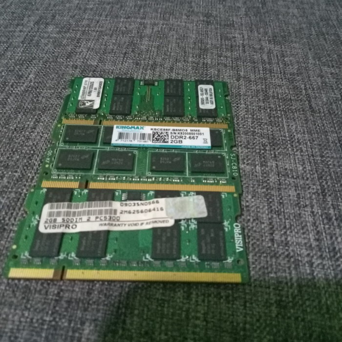 memory ram laptop sodimm ddr2 2gb pc 5300