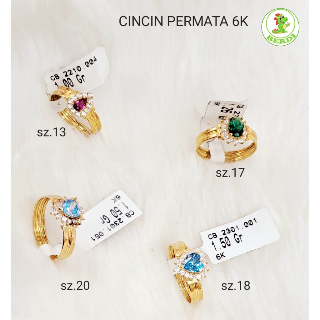 Cincin kadar 300 murah mata warna wanita dewasa size besar