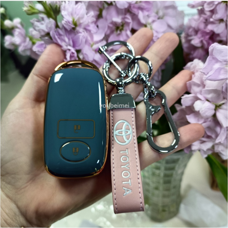 【 Ready stock 】 For Toyota Raize 2022 New Veloz 2022 Plating TPU Case Cover Key Holder Car Key Accessories Keychian