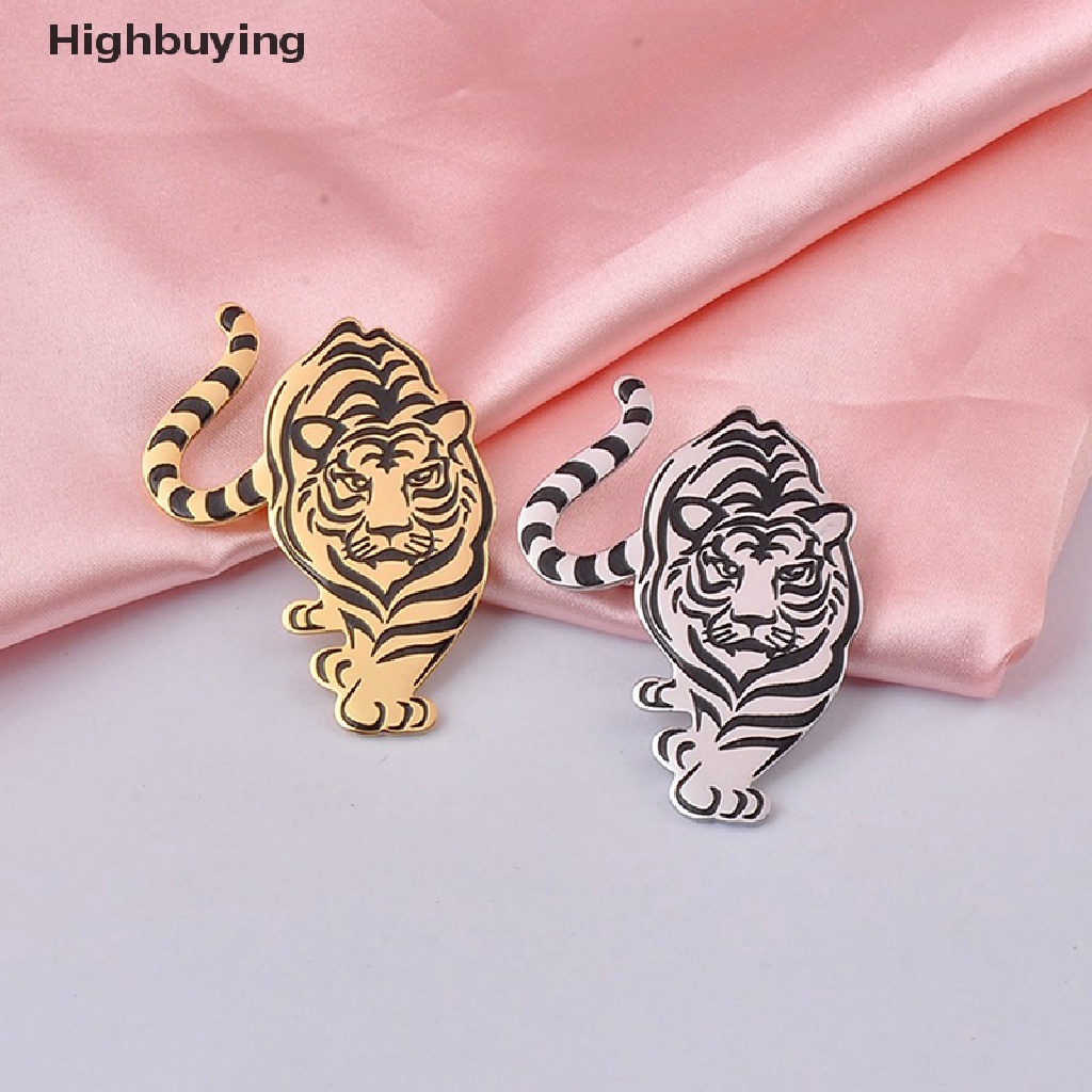 Hbid Fashion Harimau Bros Vintage Dekorasi Pernikahan Logam Bros Syal Sweater Jas Pin Up Gesper Femininos Bros Pasangan Kerah Perhiasan Pin Glory