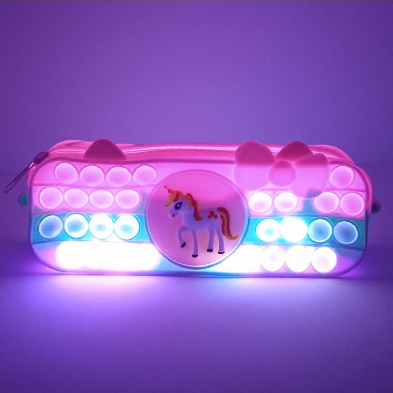 

Terlaris ✨ -Tempat Pensil pop it Unicorn LED- 2.2.23