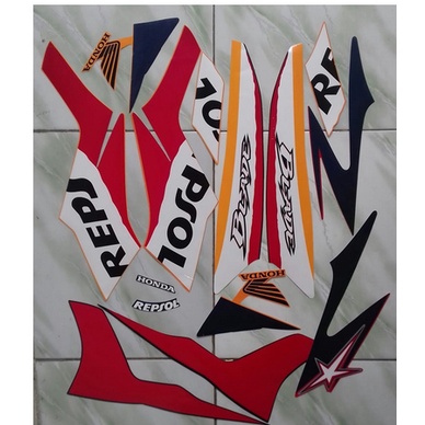 STRIPING STIKER HONDA BLADE 110R OREN