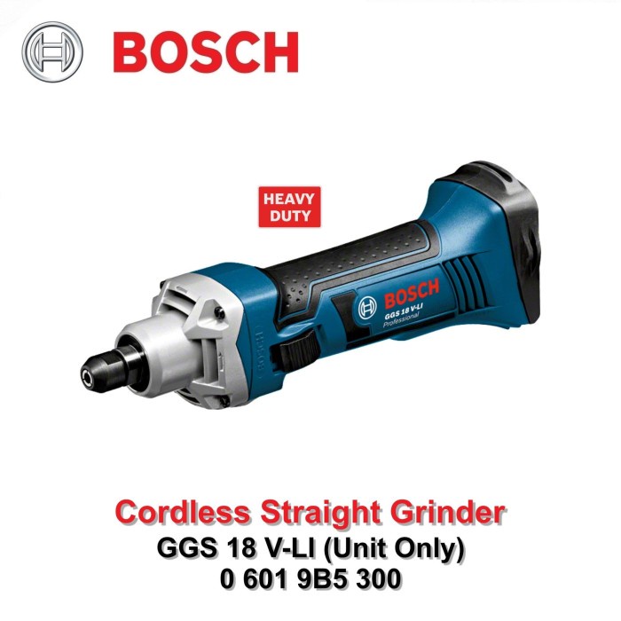 Mesin Gerinda Botol Cordless Bosch GGS 18 V-LI Straight Grinder (Solo)