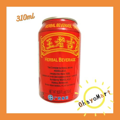 Wang Lao Ji minuman Herbal / WangLaoJi Teh Herbal kaleng 310ml