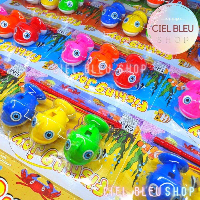 SET MAINAN PANCING IKAN ANAK LUCU / FISHING JOY TOY MAINAN EDUKASI