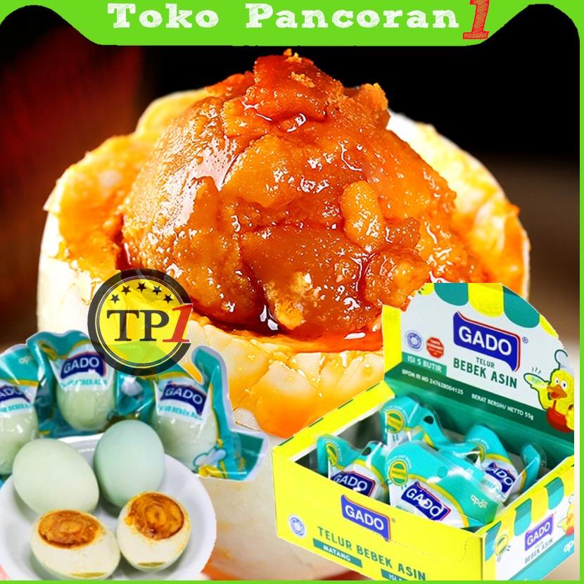 

✨11.11✨ Gado Telur Bebek Asin Telur Siap Makan Praktis 1 Butir 55g