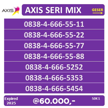 NOMOR CANTIK AXIS NOCAN