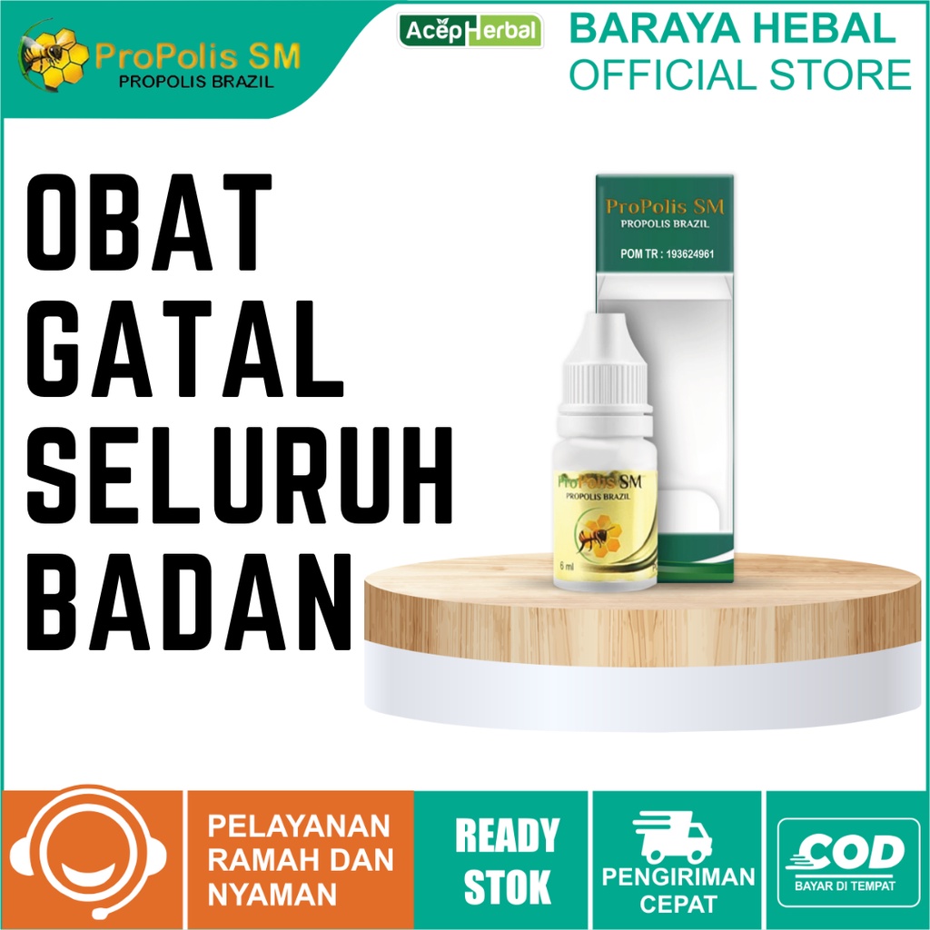 Obat Gatal Gatal Seluruh Badan Herbal Propolis SM