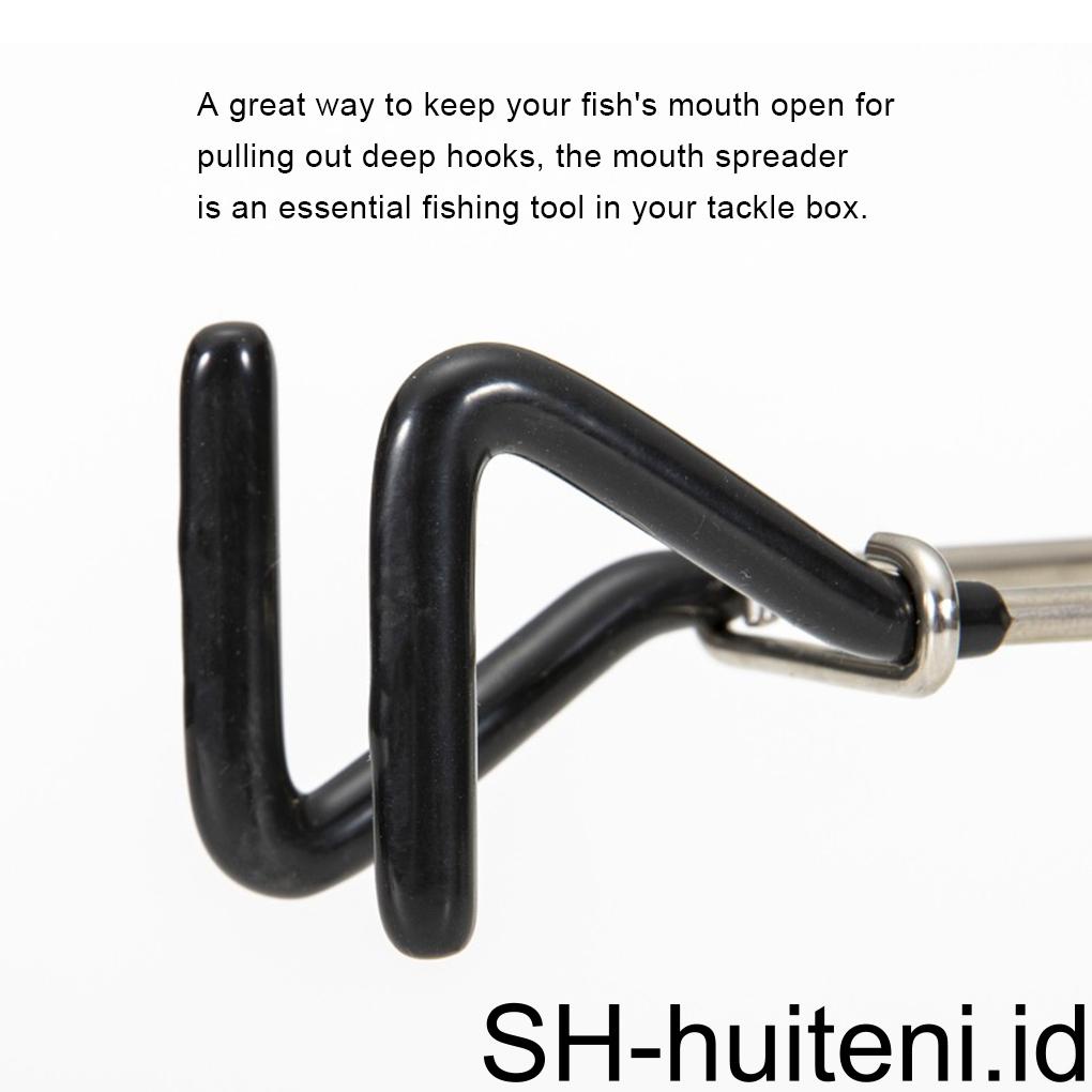 Huit Penyebar Mulut Ikan Stainless Steel Tahan Lama Pembukaan Fixator Profesional Tackle Fishing Decoupling Device Alat Pancing