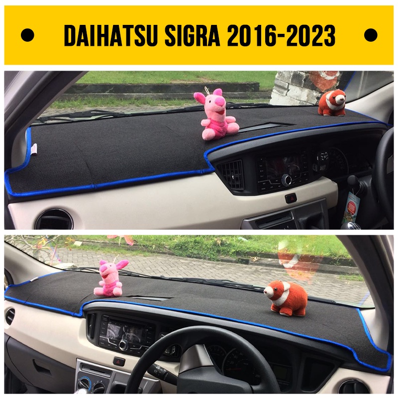Selimut Cover Dashboard Mobil DAIHATSU SIGRA 2016-2023 Pelindung Dasbor - Alas Taplak Dasbord akseso