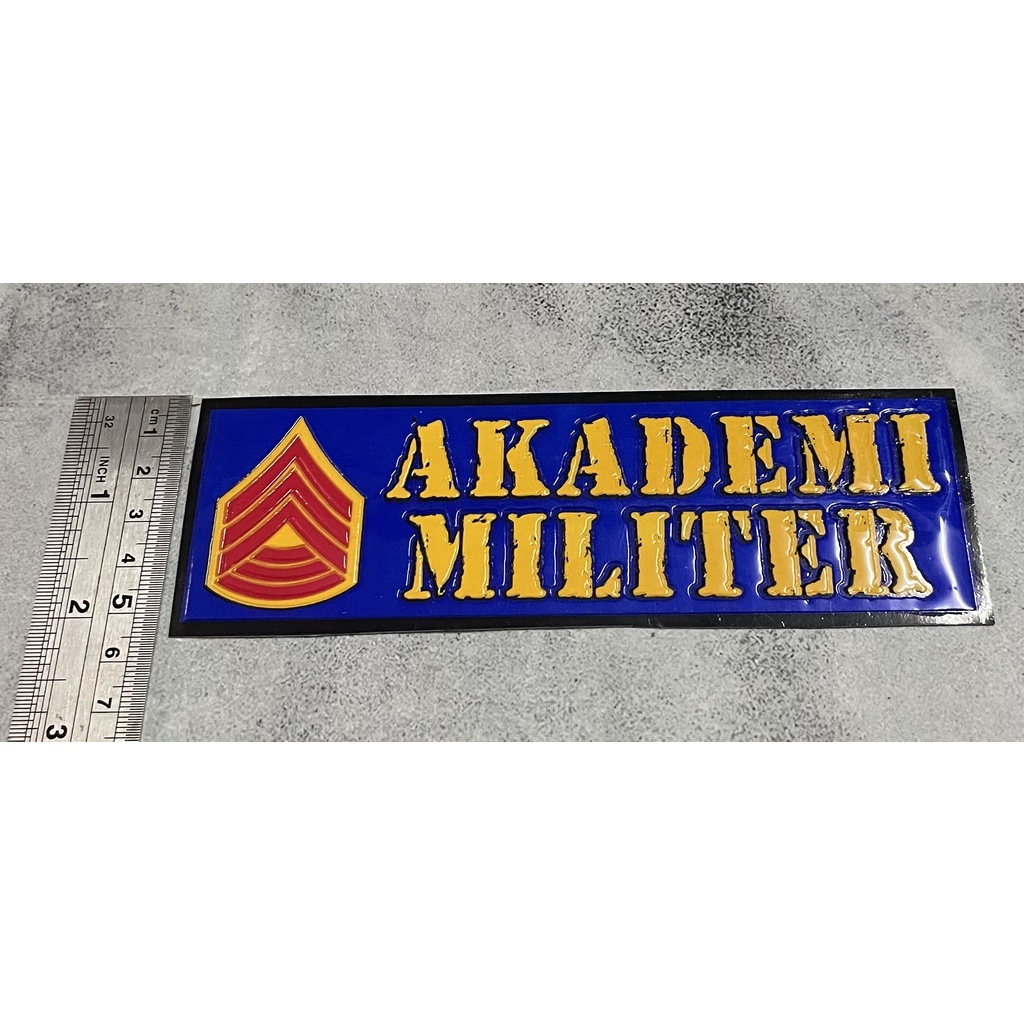 Sticker Akmil (Pjg Biru) - Stiker Akademi Militer - Stiker Akmil Mobil Motor