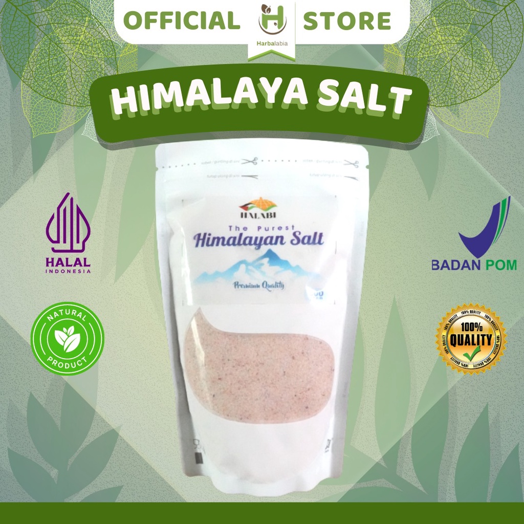 Promo Garam Himalaya 500gram Pink Himalayasalt Original Premium Natural Super Food Halabi