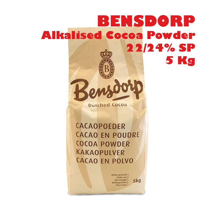 BENSDORP Alkalised Cocoa Powder 22/24% SP 5 Kg | Coklat Bubuk 5kg
