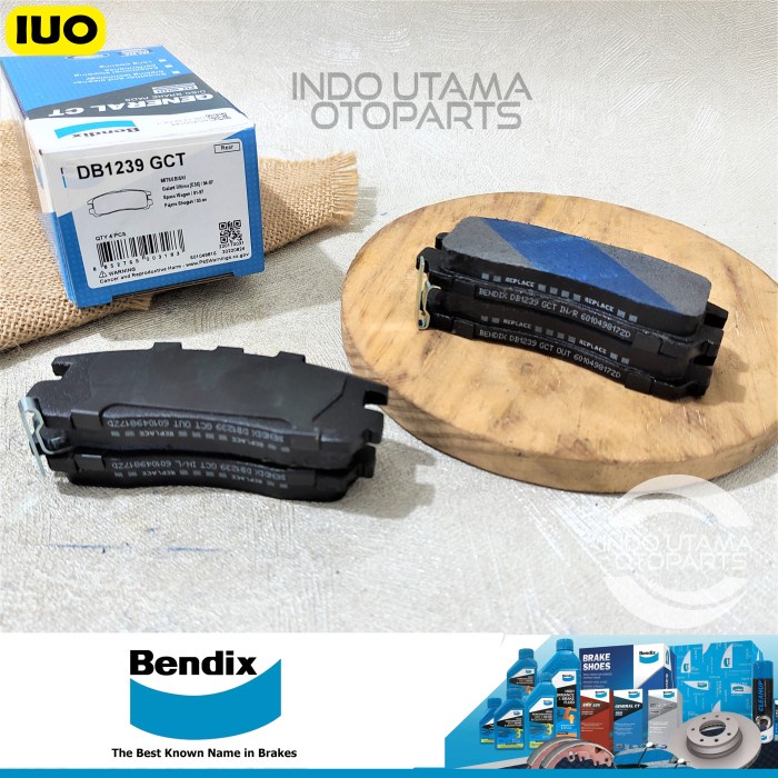 Kampas Rem Belakang Galant HIU V6 BENDIX Brake Pad DB 1239 GCT