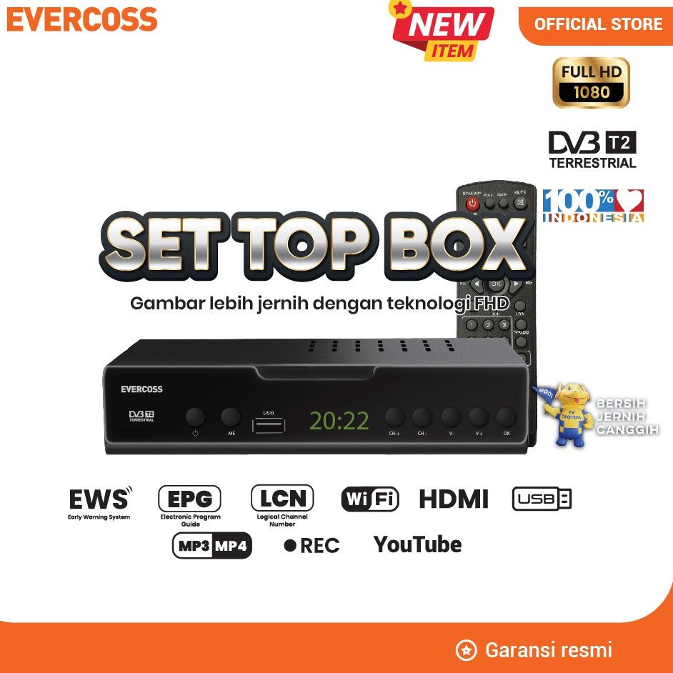 ➵ EVERCOSS SET TOP BOX STB MEGA BOX ←