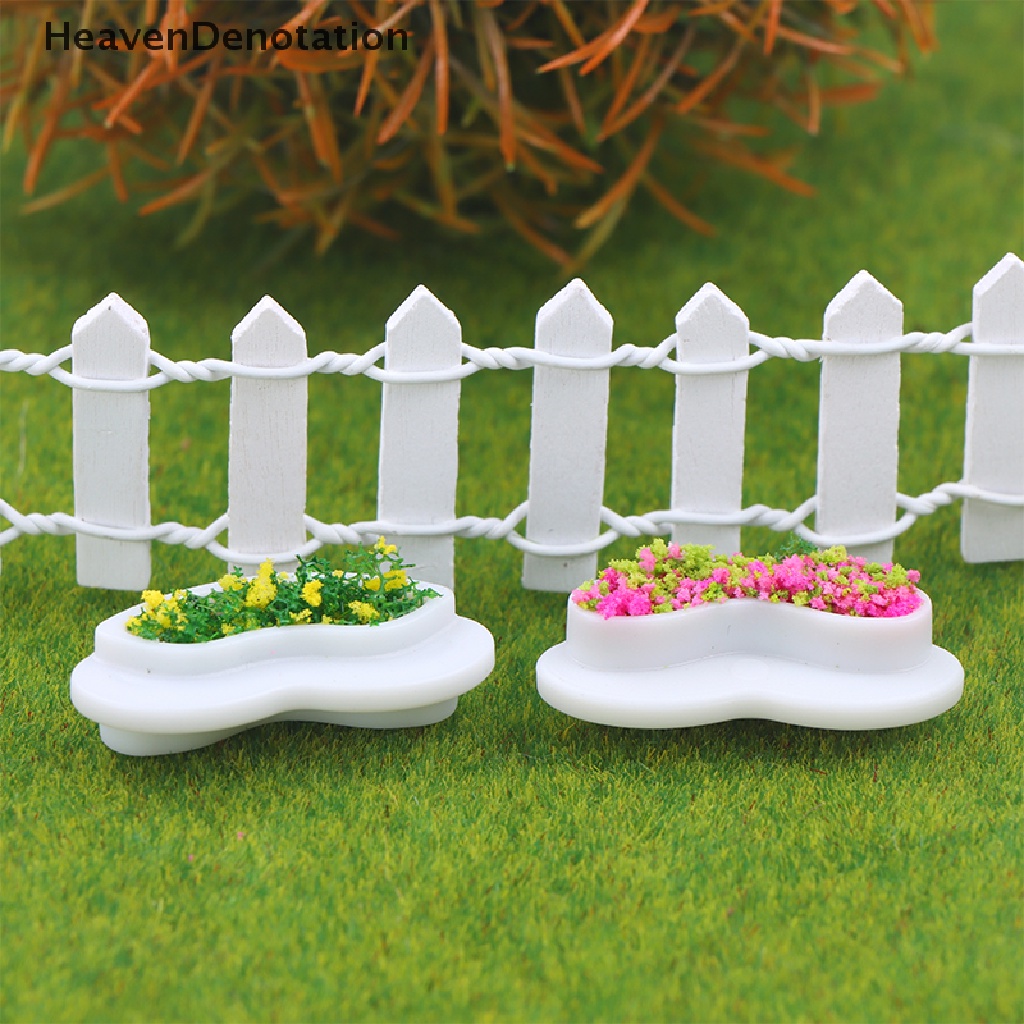 [HeavenDenotation] Rumah Boneka Simulasi Miniatur Buatan Bunga Tanaman Ornamen Boneka Mainan Anak HDV