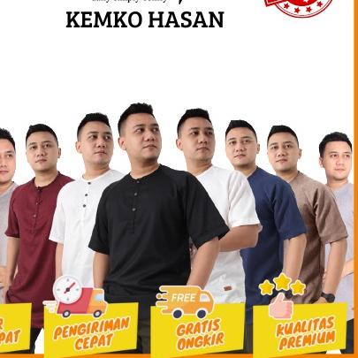 ♜ Kemeja Koko Pria Lengan Pendek Hasan Nazeer ❃