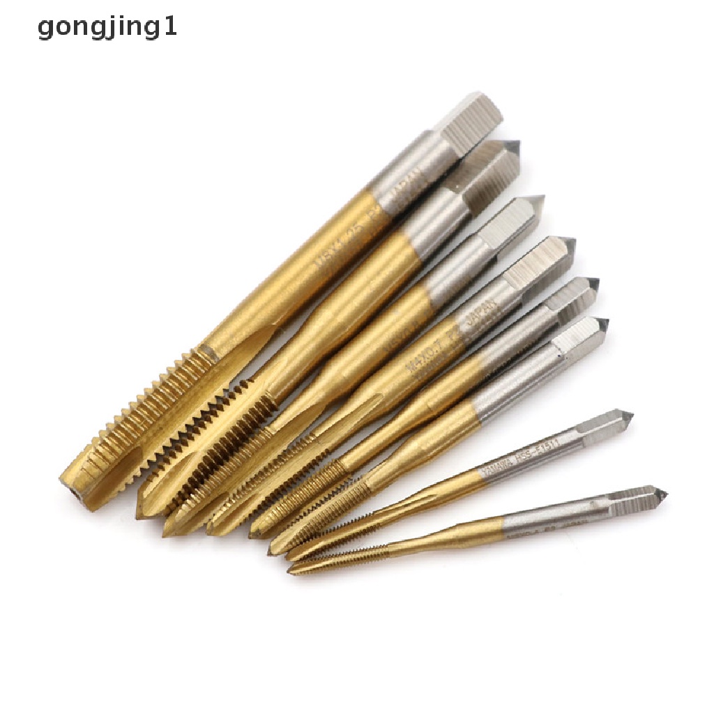 GGG M2 / M2.5 / M3 / M3.5 / M4 / M5 / M6 / M8 HSS Metric Straight Flute Thread Screw Tap Plug Tap ID