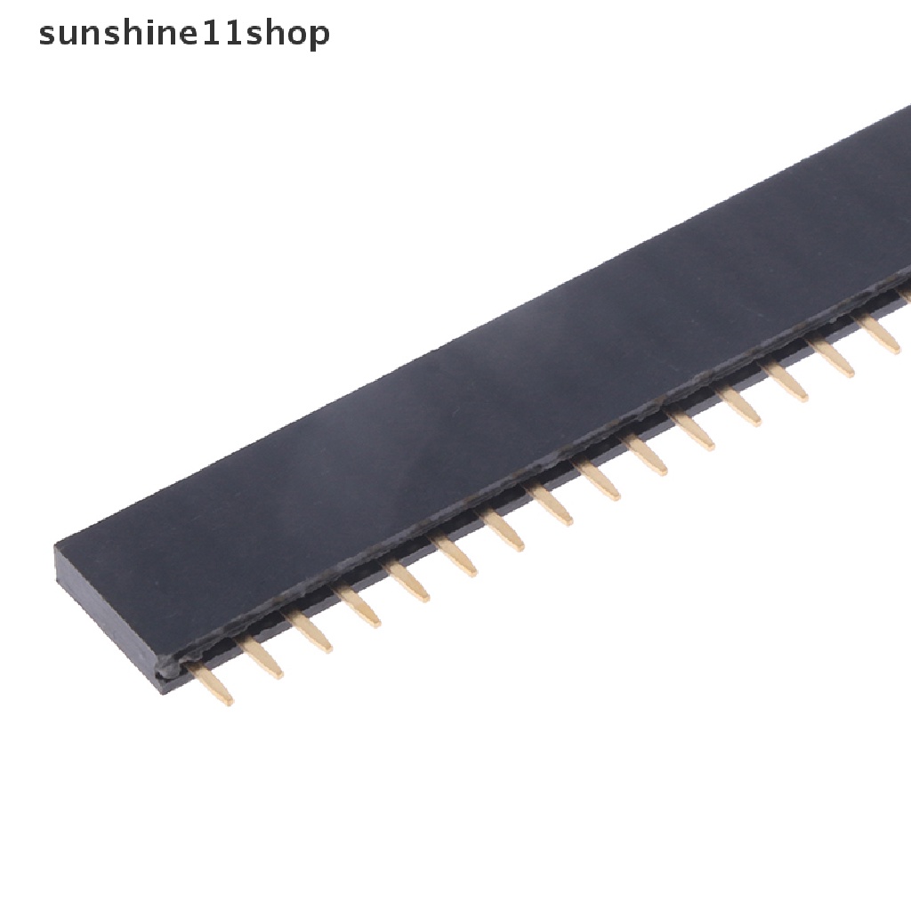 Sho 40pin 1x40 Baris Tunggal Female 2.54 pitch PCB JST Konektor Strip Untuk Arduino N