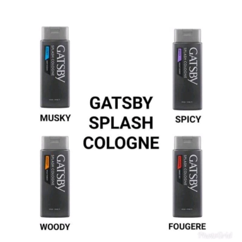 GATSBY COLOGNE 175ML / GATSBY MINYAK WANGI / PARFUM PRIA GATSBY 175ML