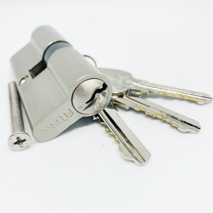 Terlaris Silinder/ Cylinder Kunci 7Cm 70Mm Fitpro 3 Keys