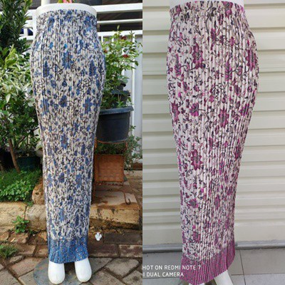 REAL PICT ROK PLISKET BATIK / ROK TRENDY / BAWAHAN KEBAYA / ROK KEBAYA / ROK WISUDA / KIPAS MERAH