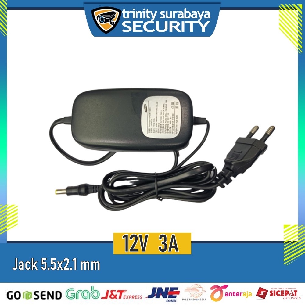 ADAPTOR 3A AMPERE 12 VOLT CCTV