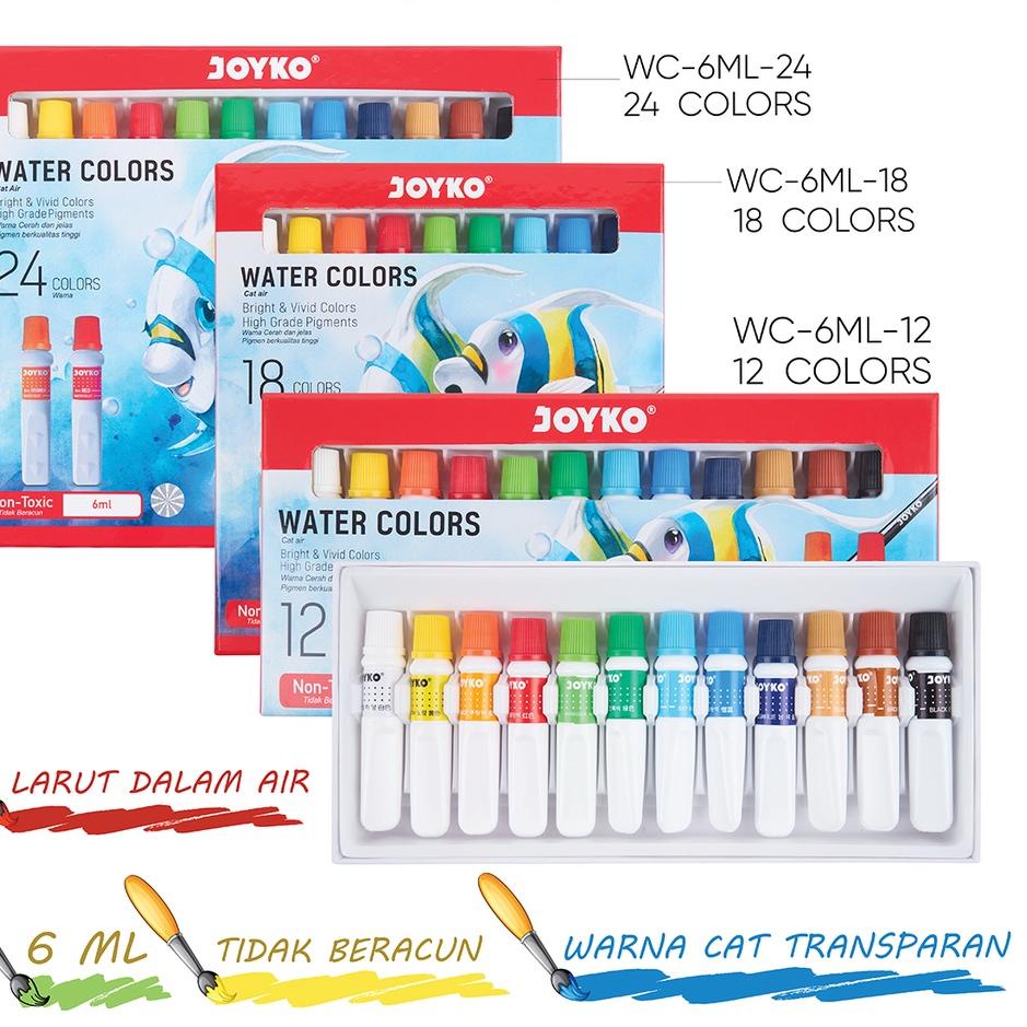 

Super Ulasan Cat Air Water Color Joyko WAC-6ML