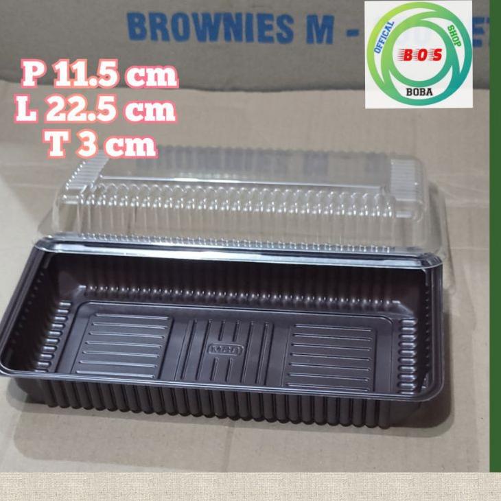 ➲ Mika Brownies Medium - Size M Kotak Bolu Brownies M merek BSM Mika Tebal ♀