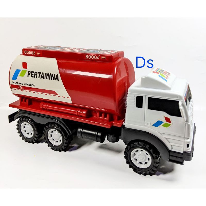 mobil kontruksi  pertamina mainan anak anak