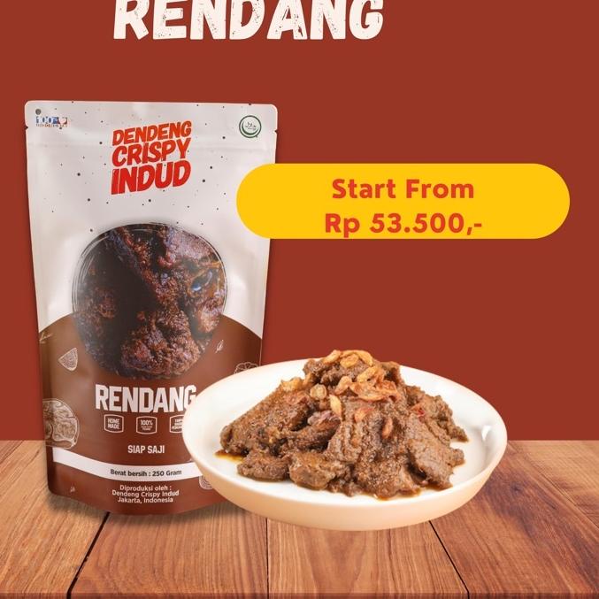 

۞ Rendang Sapi Indud 125 Gram - 250 Gram ✫