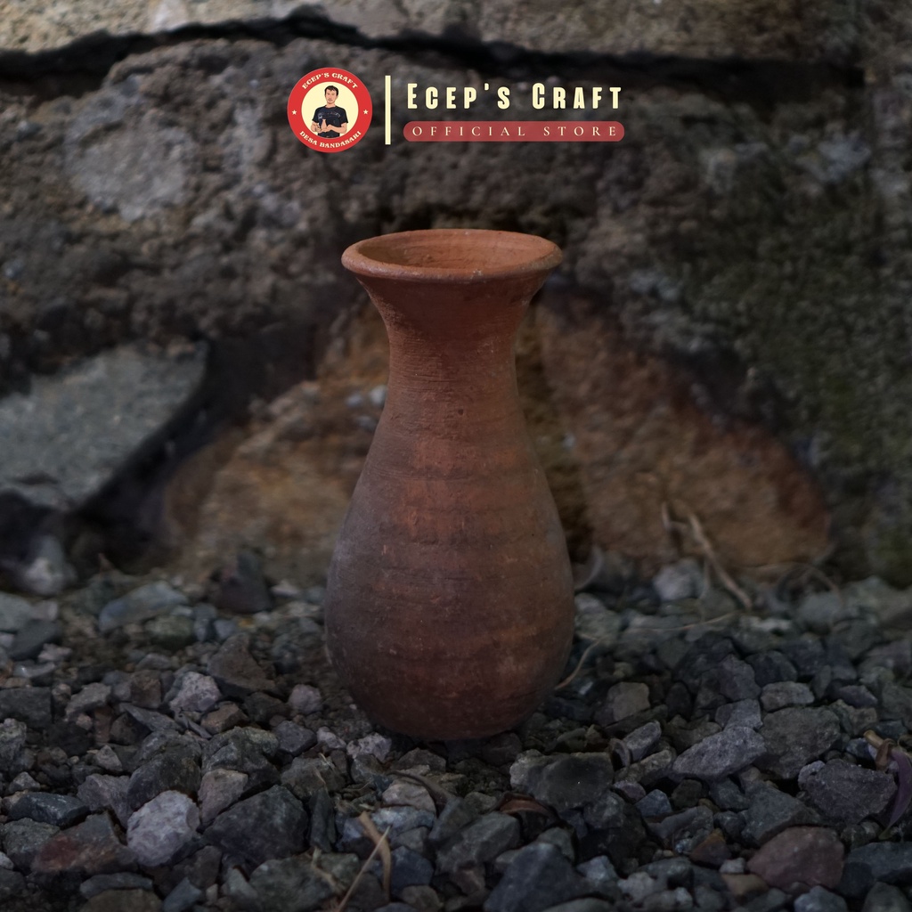 Pot Bunga | Ukuran Kecil | Asli Tanah Liat