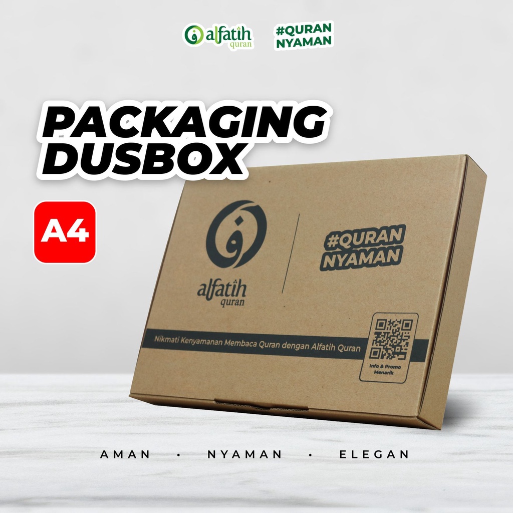 

Dus Packing Quran A4 Kardus Box hard cover