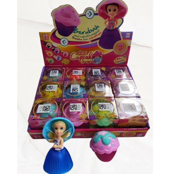S81 Boneka Emco Mini Cupcake Surprise Boneka lucu Cake bisa jadi Boneka TREND KEKINIAN テ