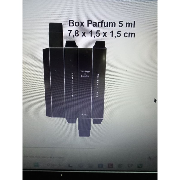 

Box Parfum 5 ml custom design