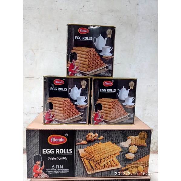Monde Egg Roll Kaleng Besar 600gr