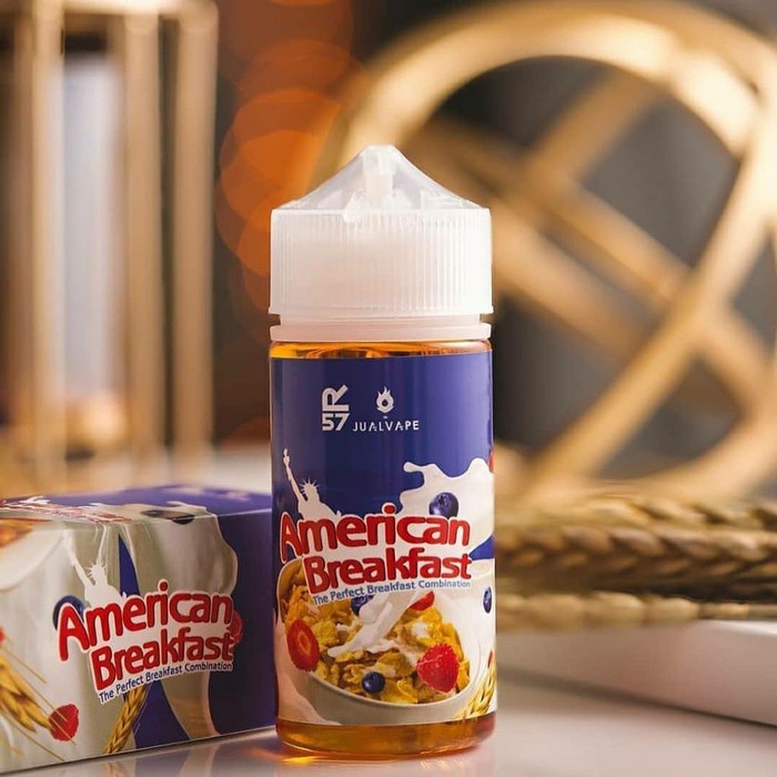 Liquid American Breakfast V2 100ml Hero 57 - 3mg/6mg - Authentic 100% Vape Vapor