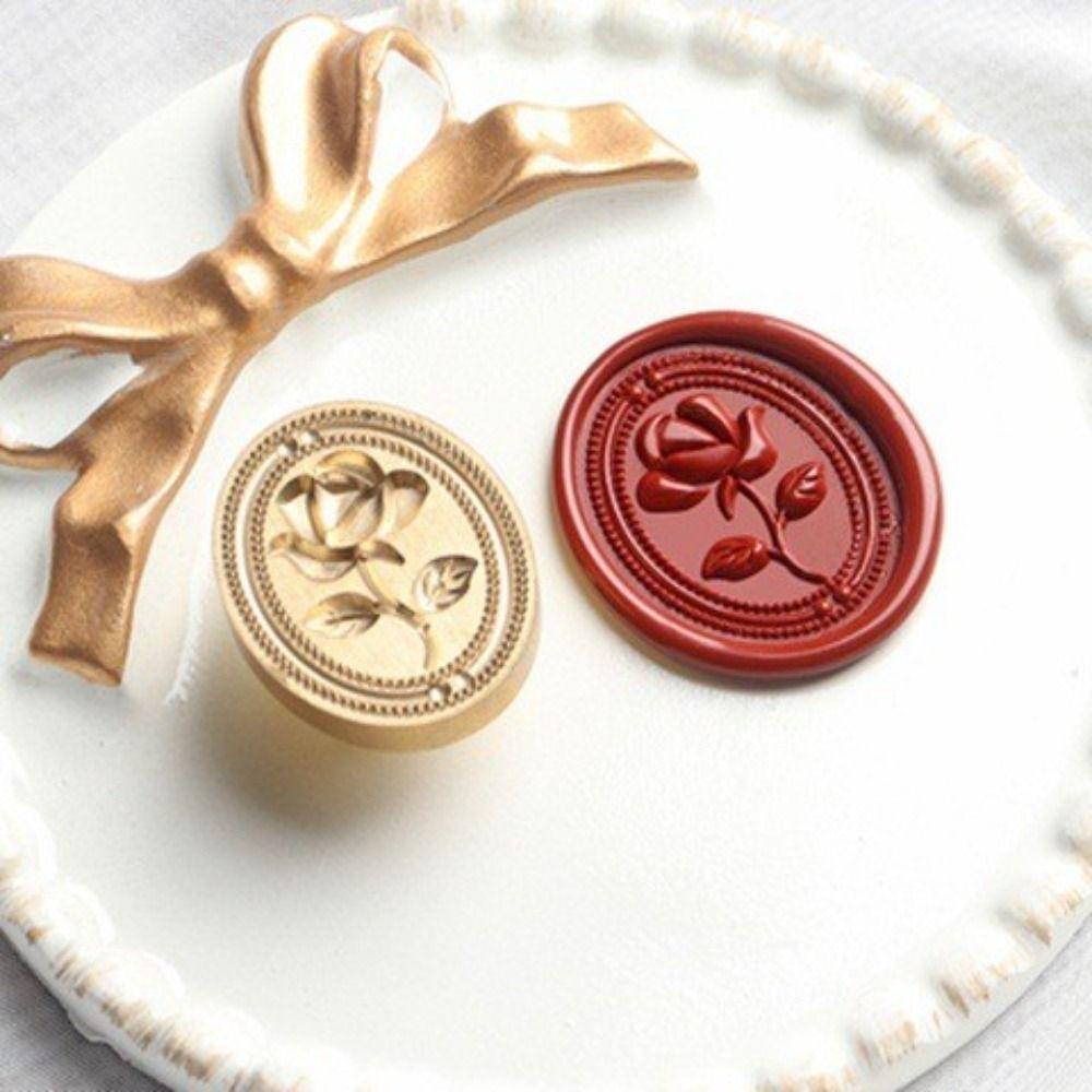 Lanfy Wax Seal Stamp Angel Cupid Engagement Flower Pernikahan DIY Album Amplop Cat Api Seal Stamp