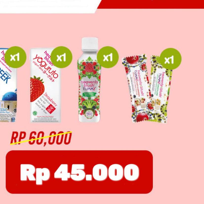 

➢ Yogurt Heavenly Blush Paket 3R Special ➭