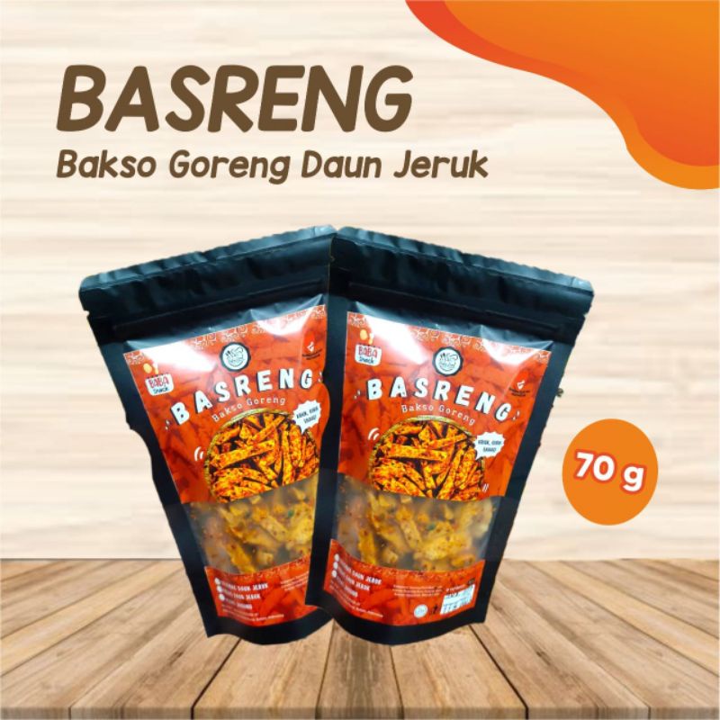 

Basreng Daun jeruk original dan Pedas_Baso Goreng_ Basreng renyah