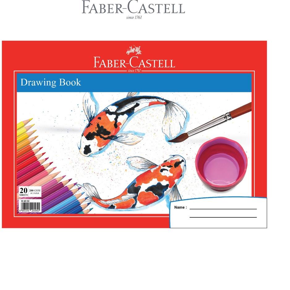 

Paket Surprise Faber-Castell Drawing Book / buku gambar A4